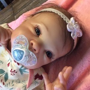 Reborn baby girl doll RESERVED FOR LINDA MODLIN
